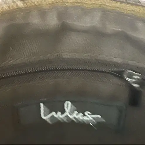 Lulus Bronze Sequin Envelope Convertible Crossbody/ Clutch NEW Brown