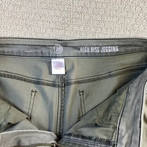 SO  Jeans High Rise‎ Jeggings Olive Green Stretch Comfort Casual Pants