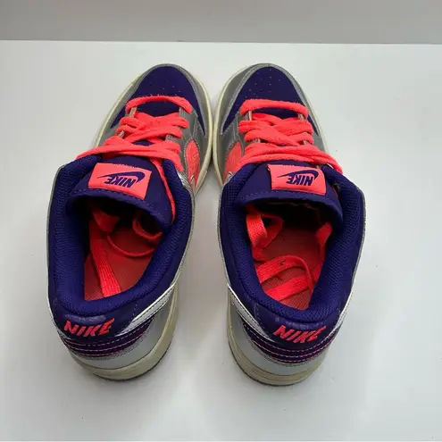 Nike  Dunk Low Women's 9, purple hot pink silver Fashion sneakers Shoes - Image 10