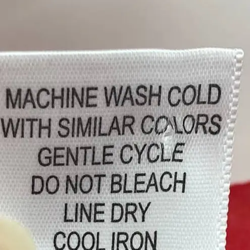 Natori Floral Print Tunic Top Lightweight Coverup Cherry Blossom Coral Womens M