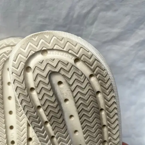 Kappa womens EggShell White Logo Slide Sandals Size 7 US 5 UK 38EU