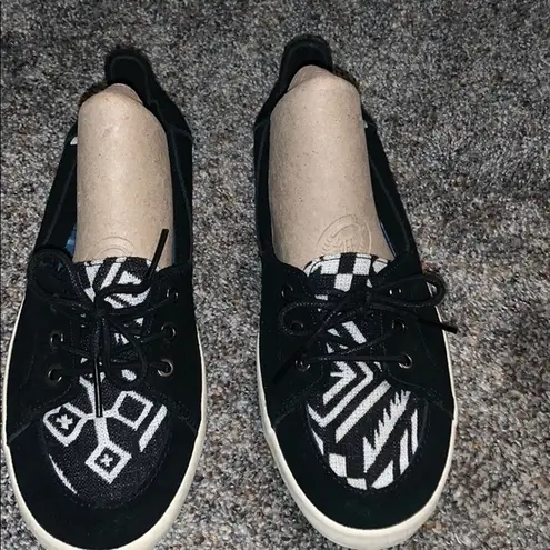 Vans  Palasides Surf Side Suede Vulc Black Aztec Sneaker