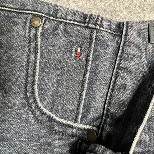 Tommy Hilfiger  Women's Denim Bermuda Shorts Size 14 Mid Rise Distressed Wash 6"‎ thumbnail 9