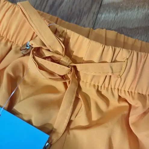 Coolibar Women's Petra Wide Leg Pants Orange size XL NWT UV protection