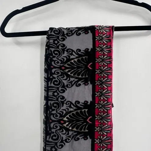 Vintage Velvet‎ Whimsigoth Red & Black Infinity Scarf