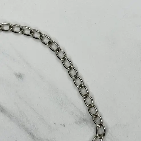 Rhinestone Silver Tone Chain Link Belt Small/Medium (S/M) ✨