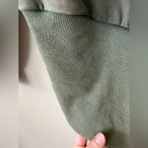 NWT RETROFETE Desreen Asymmetrical Sweater Dress in Army Green Women's Size XS