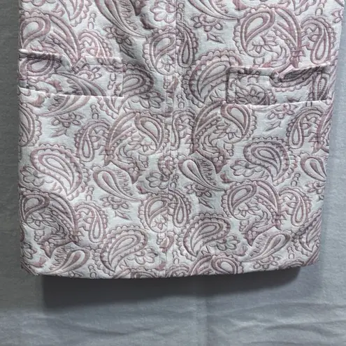 Victoria Beckham x Target Blush Paisley Jacquard Sleeveless Shift Mini Dress XS