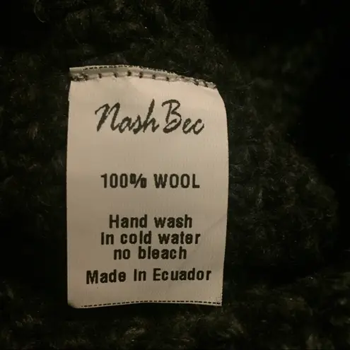 Nash Bec Gray Ecuador Wool Hat NWT