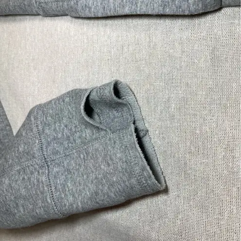 Cable & Gauge | Gray faux fur Lined Open Front Hooded Sweatshirt | Large