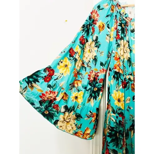 Johnny Was Tulum Relaxed Floral Tiered Minidress