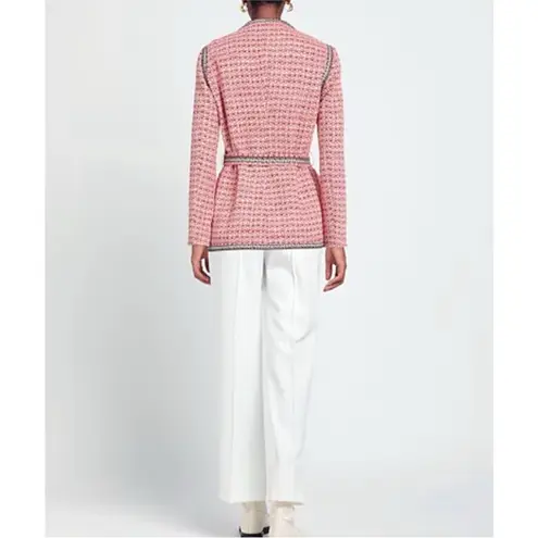 Maje Venetia Two Tone Tweed Pink Rose Rouge
Belted blazer NEW