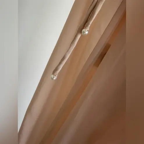 MR LARKIN MERCI SLIP DRESS, PALE PEACH S