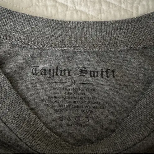 Taylor Swift Reputation T-Shirt Tee Gray Pop Music Singer Songwriter Tour