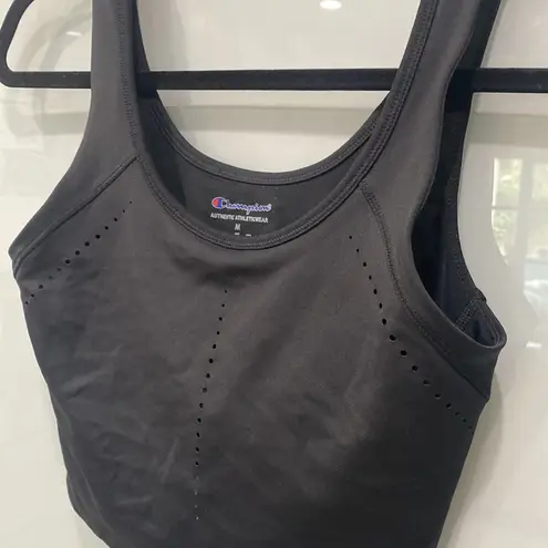 Champion  Women's Black Workout Low Impact Bra Lined Sz M