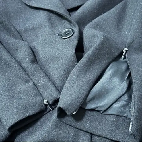 Alexander McQueen Women’s 38 4 S Black Slouch Pockets One Button Jacket Blazer