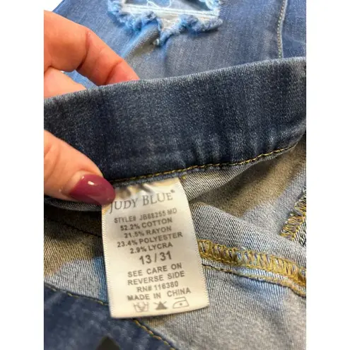 Judy Blue Destroyed Pull-On Jeggings - Size 13/31