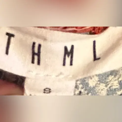 THML Blue & Rust Top size s
