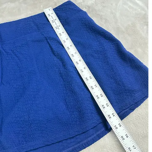 GIGI C Revolve Heidi Mini Skort Women's Large Royal Blue Textured New