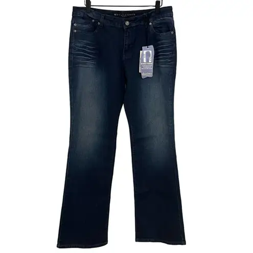 Salt Works Medium Rise Boot Cut Jeans Dark Wash Size 8 New