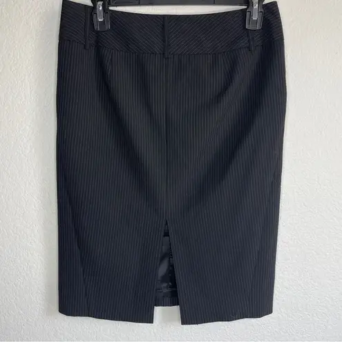 EXPRESS  DESIGN STUDIO Zip and button Front Pencil Skirt Lined thumbnail 3