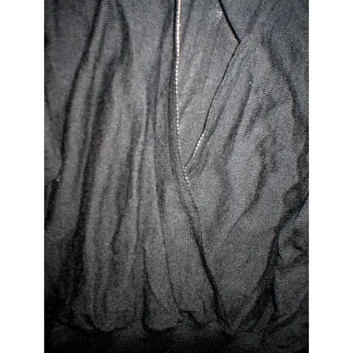 Missoni NWT Designer M Womens 10 Sweater 46 Black Cashmere Silk New Ruched Top