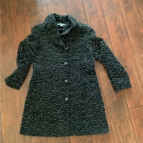 Josephine Chaus Cute dressy lightweight coat 🖤🤍🖤