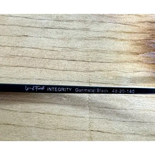 Eyes of Faith Eyeglasses Frames INTEGRITY Gunmetal Black 49