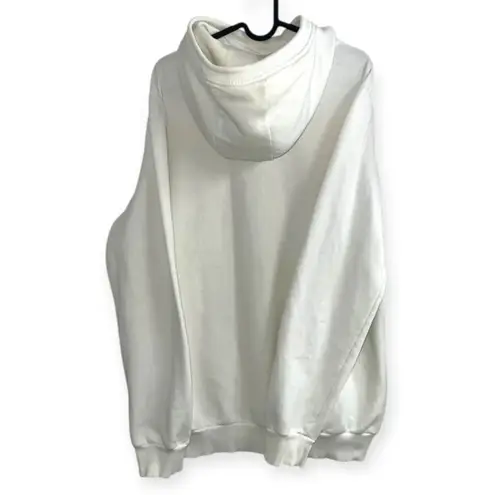 Samsoe Samsoe Folmer Organic Cotton Pullover logo WHITE Hoodie unisex XL sweater