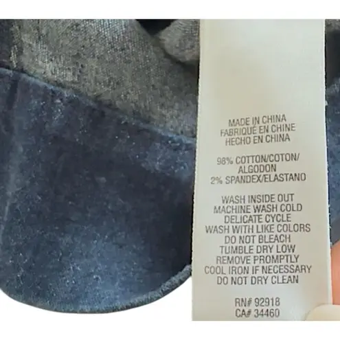 Juicy Couture Blue Pull-On Jeggings with Ankle Buttons - Size S