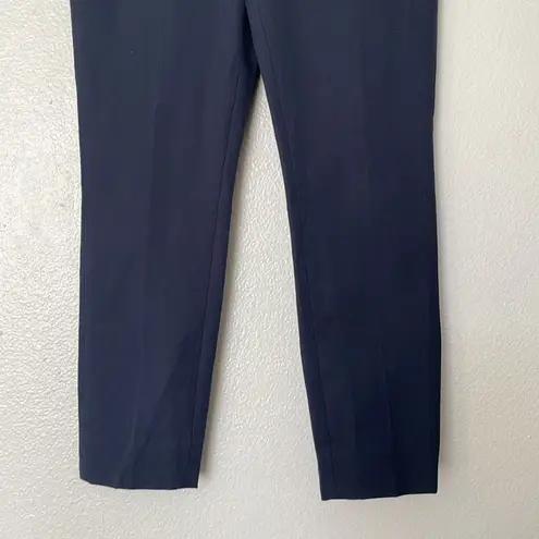 Everlane  Curvy Side-Zip Stretch Ankle Pant Slim Stretch Blue Size 2