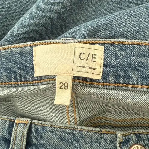 Current/Elliott Current Elliott The Original Boyfriend Destructed Distressed Jeans Wendy Size 29