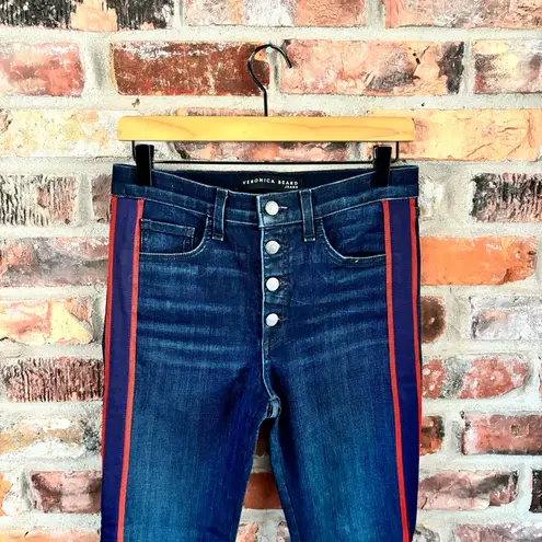 Veronica Beard Carolyn 10 Inch Baby Boot Crop Jeans, 27