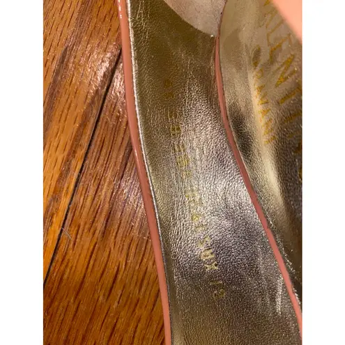 Women's Valentino Garavani Pinkish Mauve Leather Heels Size 39 Pink