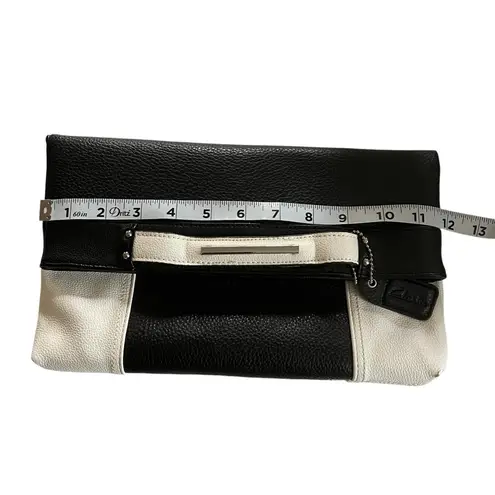 Clarks’s Leather Black and White Clutch Bag NWOT