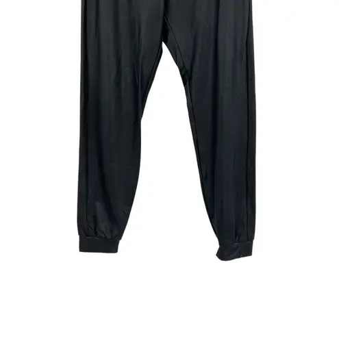 Commando Faux Leather Joggers Pants Pull-On Stretch Tapered Black Size Small - Image 6