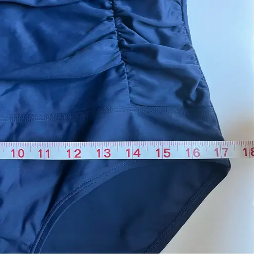 Classic Pin Up Swimsuit•Sz xl 14/16 Blue