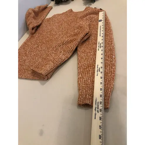 Ava & Viv Women XXL Sweater Long Sleeve Pullover Crew Neck Orange Knit Y2K Boho