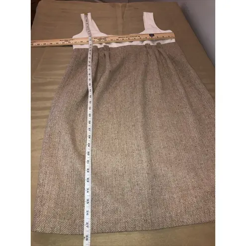 Necessary Objects By Ady Gluck Frankel 1X Light Brown Beige Sleeveless Pleated - Image 9