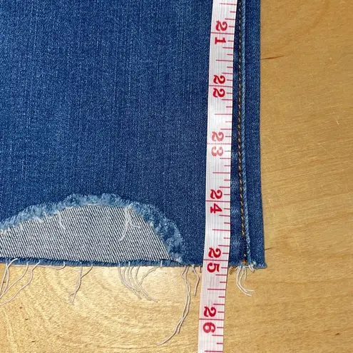 AQUA ‎ Button Front Stretch Denim Jeans Cropped Straight Size 24 EUC thumbnail 9