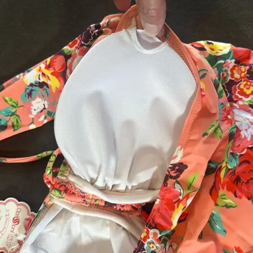 Women’s Halter Neck One Piece Tummy Control Bathers Swimsuit Boy Leg Size XL NEW