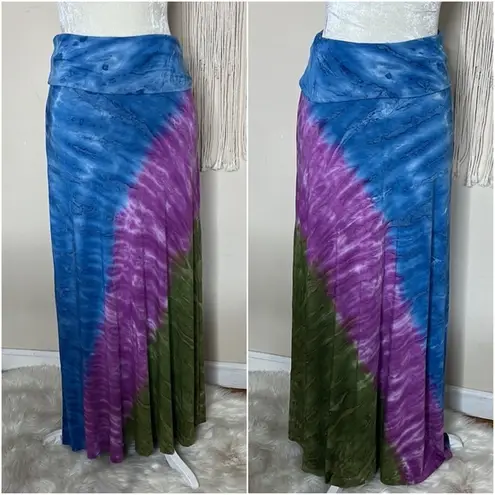 Lucky Brand  • tie dye maxi skirt/coverup