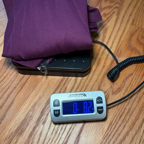 LL Bean Cardigan Open Pima Cotton Soft Long Sleeve Tunic Pockets Royal Plum XS Purple - Image 9