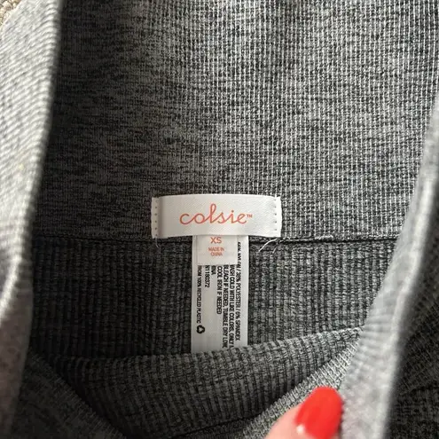 Colsie Athletic Biker Shorts Spandex Yoga Workout Womens Size Xs Gray Exercise