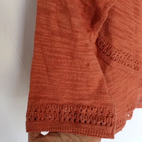 Moth | 3/4 Sleeve Top Orange