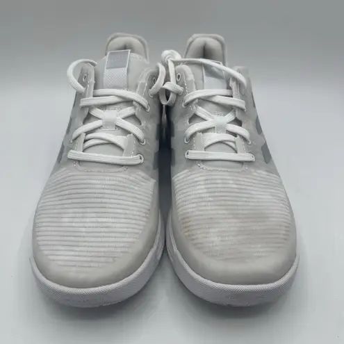 Adidas ‎ CrazyFlight Womens Size 6.5 White Silver Volleyball Shoes Sneakers