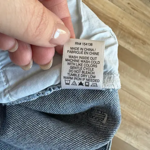 STAUD Painter Medium Wash Jeans Size 4 Blue