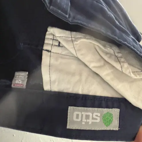 Stio Pants Womens 12R Organic Stretch Casual Outdoor Workwear Utility Blue Size 12