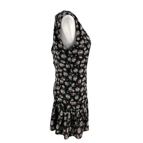 Vintage 90s Floral Mini Dress Cottage Punk Grunge Sha Sha Collection size Medium