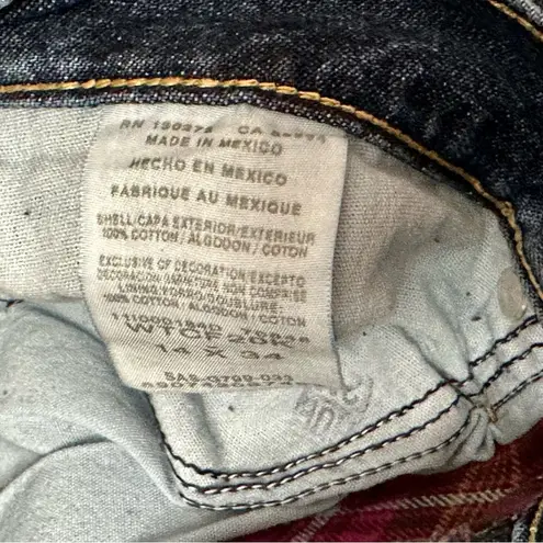 CE Schmidt Workwear Flannel Lined Womens Sz 14 X 34 Denim Blue Jeans Pink Check